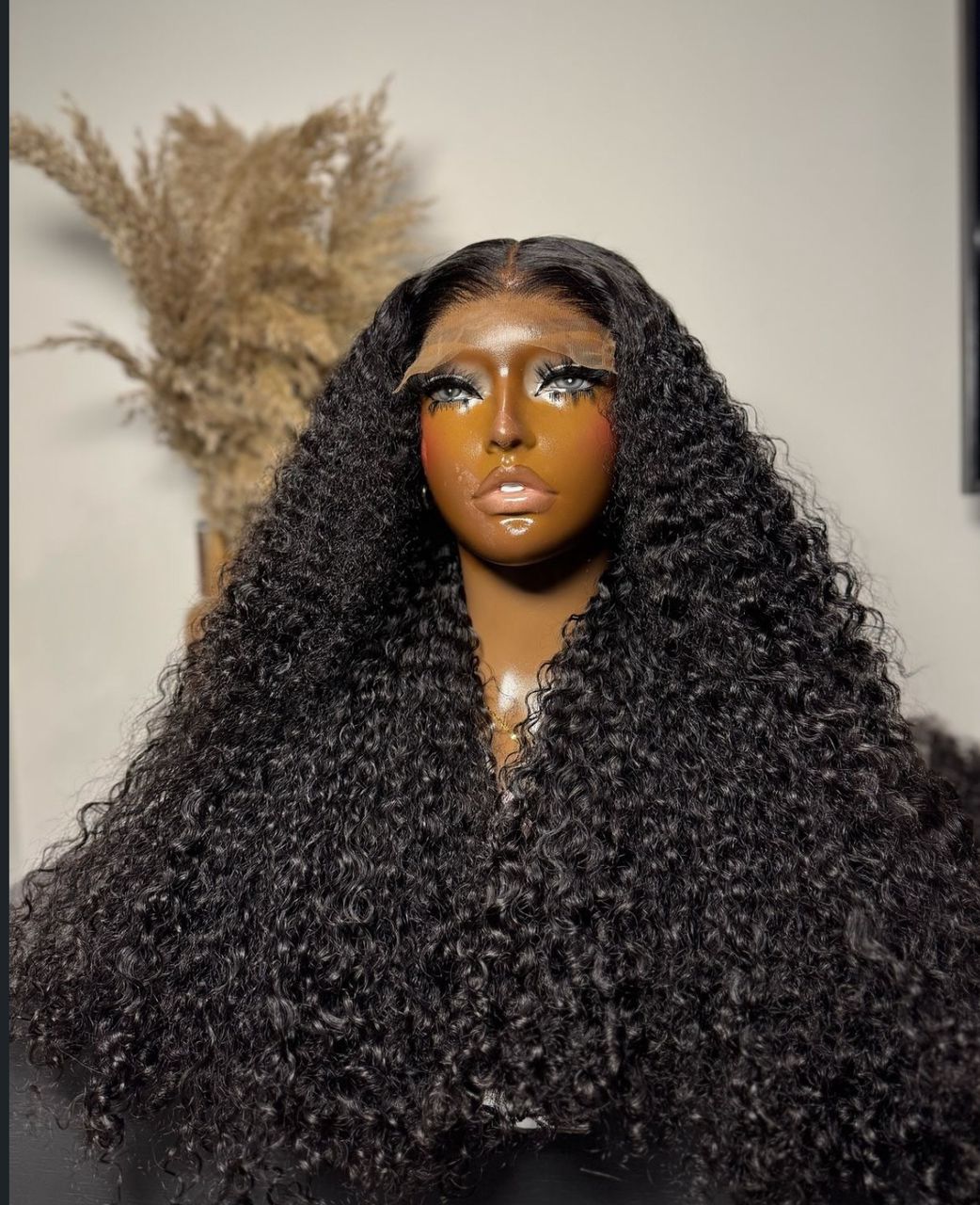 300g 24” inches pixie curls with 5 by 5 closure