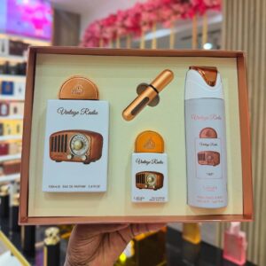 Vintage radio 3 in 1 gift set