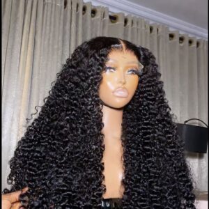 26” pixie curls with 5 by 5 lace